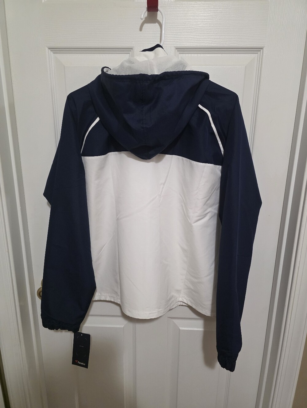 Fanatics Women's White and Navy Penn State Hooded Windbreaker NWTS Xl - Picture 2 of 5